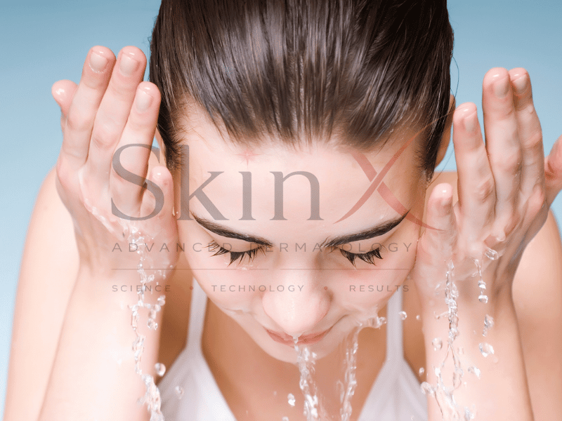Cảm giác da sạch kin kít, khô căng khó chịu